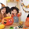 32PCS Halloween Foam Craft Kit for Kids – Self-Adhesive Pumpkin, Ghost, Cat & Bat Sticker Sets with Expression Faces & Diamond Stickers, DIY Halloween Party Decorations, Classroom Activities & Party Favors